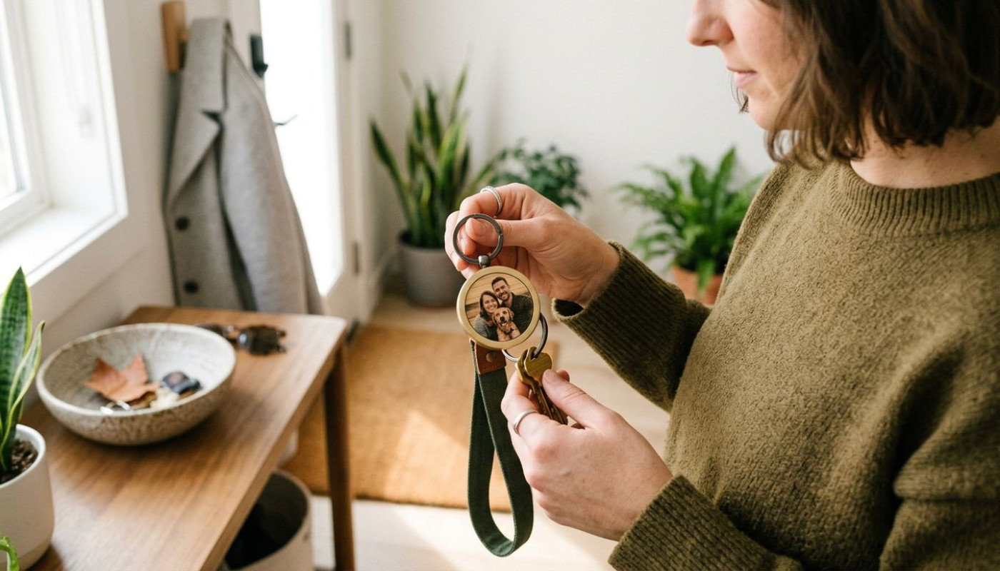 Les matériaux les plus durables pour votre porte-clés photo